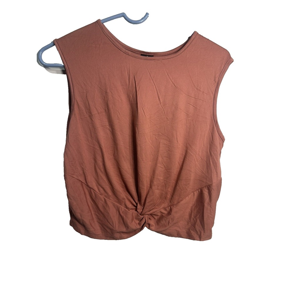 series 8 fitness womens sleeveless tank top crop shirt size medium